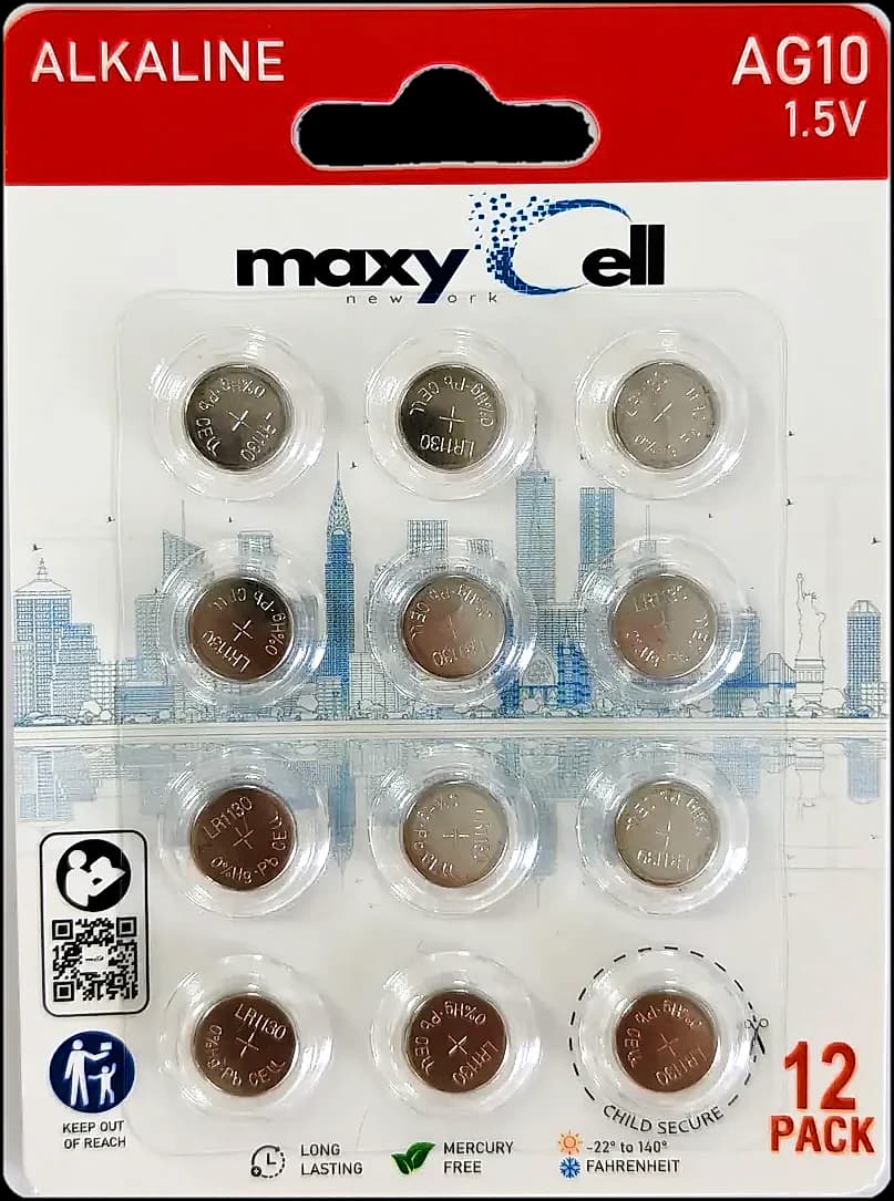 Alkalin Düğme Piller ambalajı